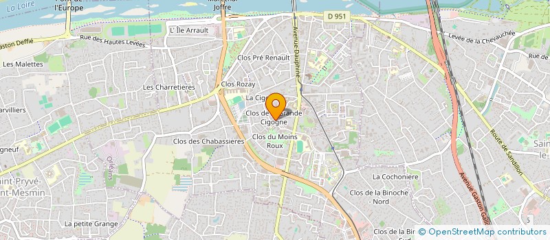 localisation de l'entreprise MADAME GAELLE RUAN à ORLEANS