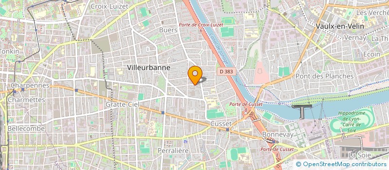 localisation de l'entreprise MADAME GAELLE RUYS  VILLEURBANNE