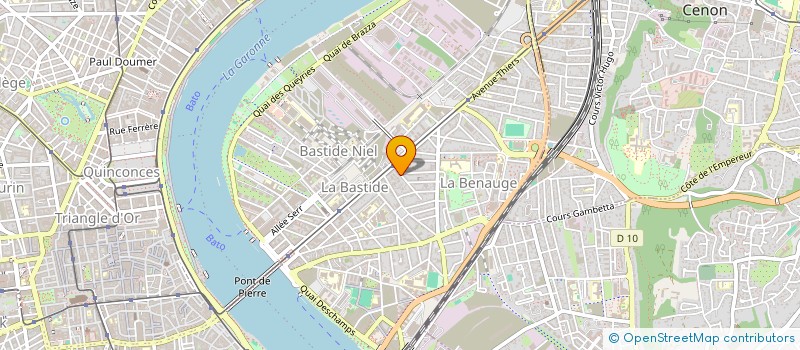 localisation de l'entreprise MADAME GAELLE RYCKEBUSCH  BORDEAUX