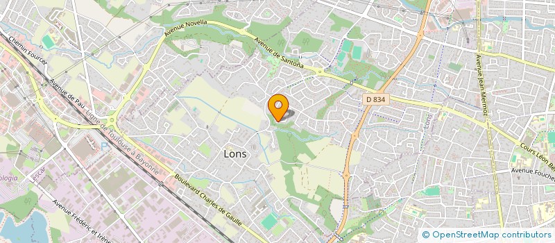 localisation de l'entreprise MADAME GAELLE SAINT-JEAN  LONS