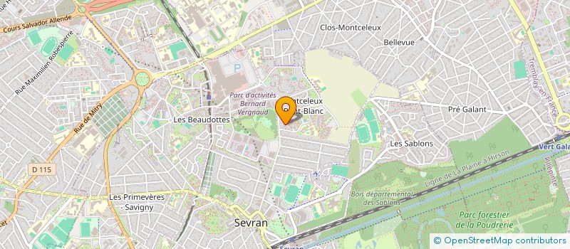localisation de l'entreprise MADAME GAELLE SAINT-PRIX à SEVRAN