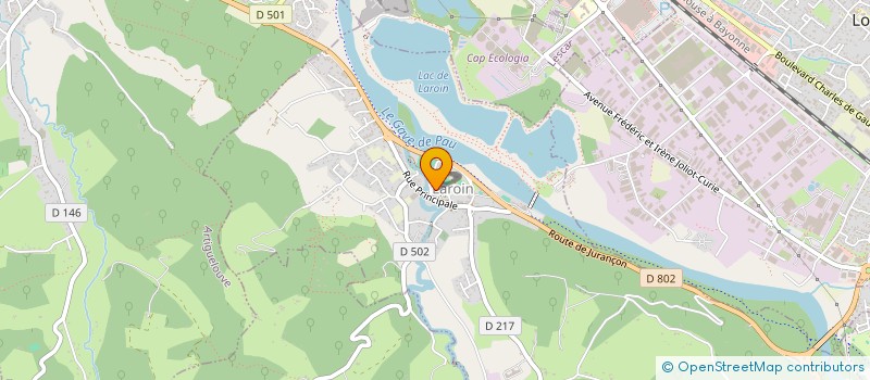 localisation de l'entreprise MADAME GAELLE SALSAC  LAROIN