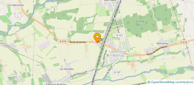 localisation de l'entreprise MADAME GAELLE SANCHES à LAPEYROUSE-MORNAY