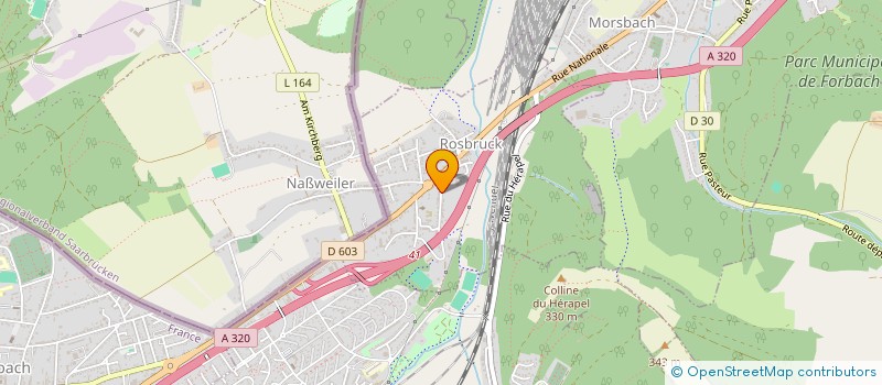 localisation de l'entreprise MADAME GAELLE SANTORO  ROSBRUCK