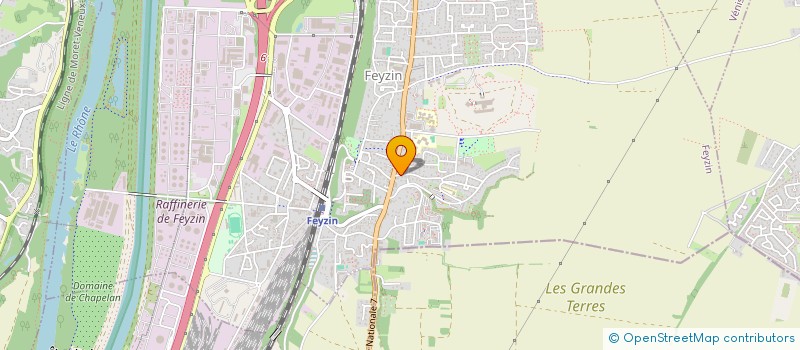 localisation de l'entreprise MADAME GAELLE SCHMIT  FEYZIN