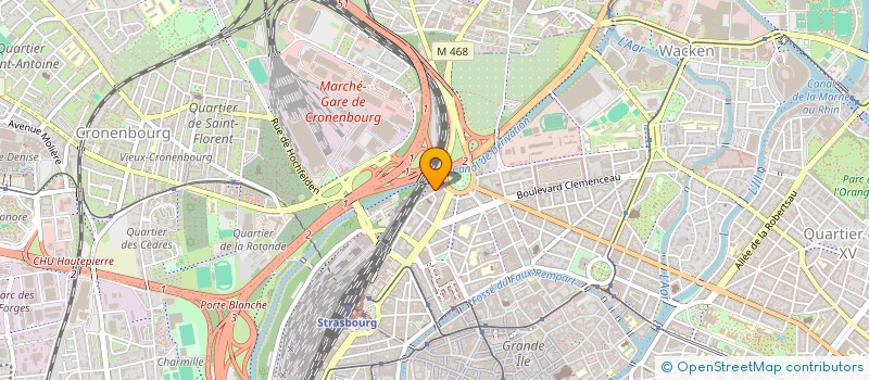 localisation de l'entreprise MADAME GAELLE SCHWANGER à STRASBOURG