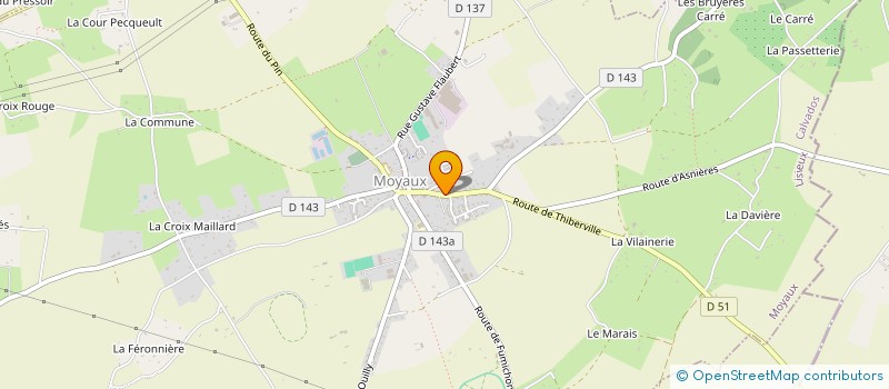 localisation de l'entreprise MADAME GAELLE SEBIRE  MOYAUX