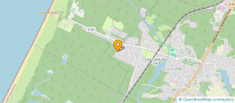 localisation de l'entreprise MADAME GAELLE SEGUIS  ONDRES