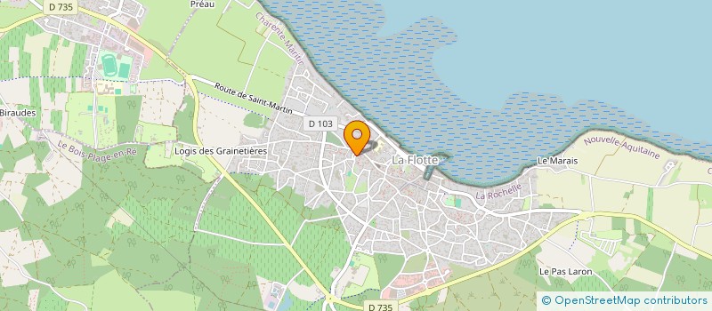 localisation de l'entreprise MADAME GAELLE SEGUY  LA FLOTTE