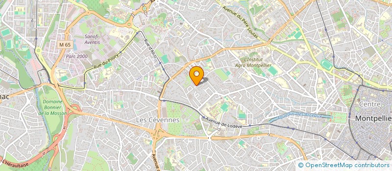 localisation de l'entreprise MADAME GAELLE SENECAL  MONTPELLIER