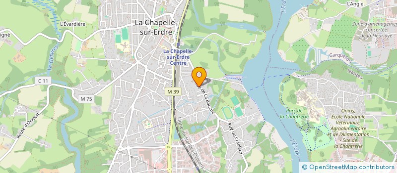 localisation de l'entreprise MADAME GAELLE SEZNEC à LA CHAPELLE-SUR-ERDRE