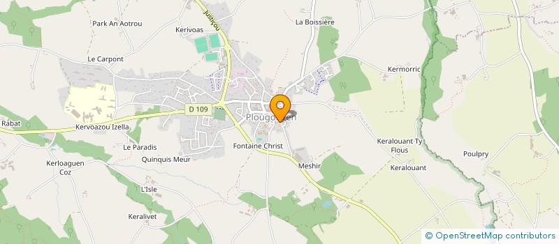 localisation de l'entreprise MADAME GAELLE SIMON  PLOUGONVEN