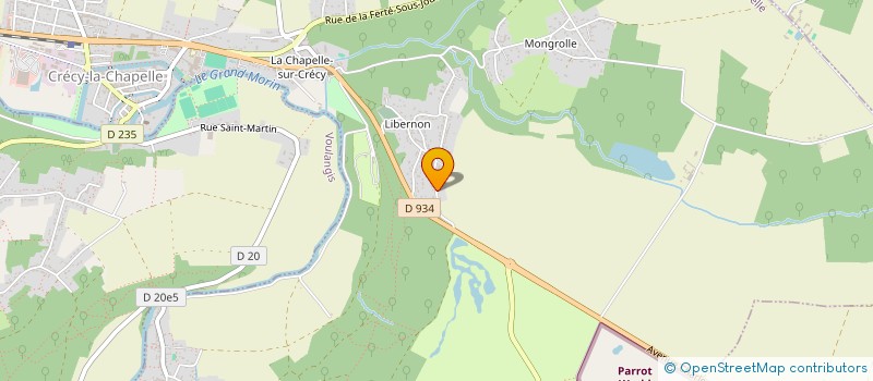 localisation de l'entreprise MADAME GAELLE SIMON  CRECY-LA-CHAPELLE