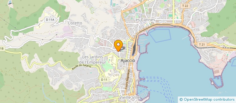 localisation de l'entreprise MADAME GAELLE SOLA à AJACCIO