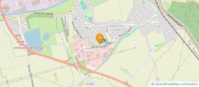 localisation de l'entreprise MADAME GAELLE SOM MAYIMECK  CAPPELLE-LA-GRANDE