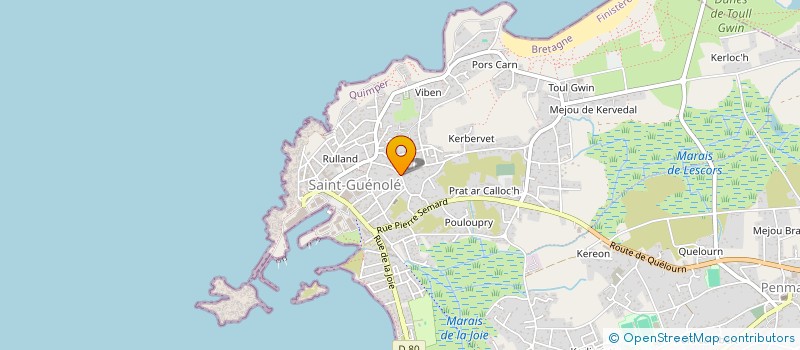 localisation de l'entreprise MADAME GAELLE STEPHAN  PENMARCH