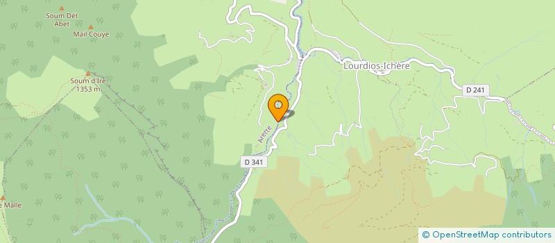 localisation de l'entreprise MADAME GAELLE SUTOUR  ARETTE