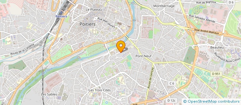 localisation de l'entreprise MADAME GAELLE TANGUY à POITIERS
