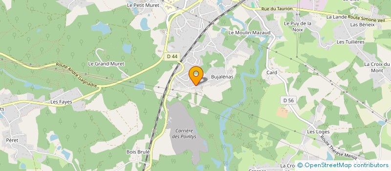 localisation de l'entreprise MADAME GAELLE TARAVELLA  AMBAZAC