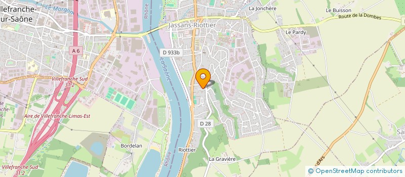 localisation de l'entreprise MADAME GAELLE TEQUI  JASSANS-RIOTTIER