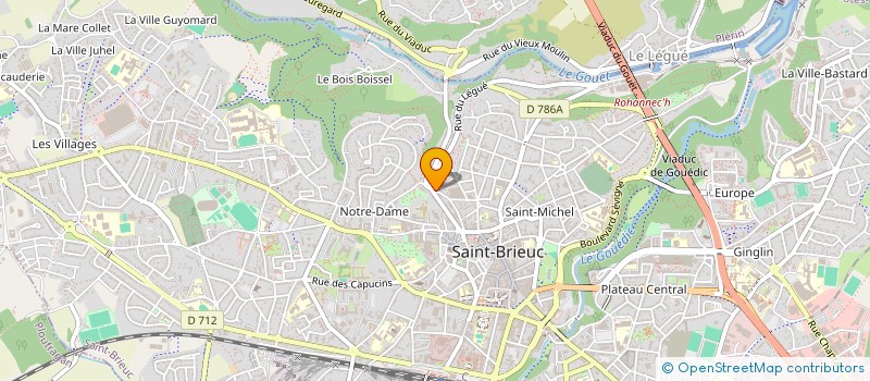 localisation de l'entreprise MADAME GAELLE THOMAS à SAINT-BRIEUC