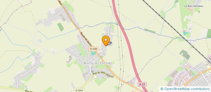 localisation de l'entreprise MADAME GAELLE THOMAS  AUCHY-LEZ-ORCHIES