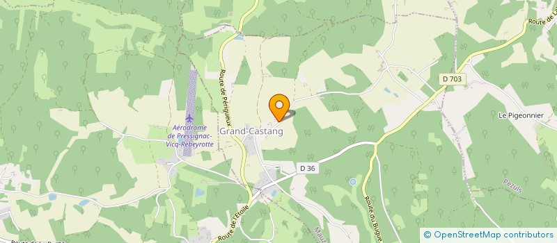 localisation de l'entreprise MADAME GAELLE TISSOT  MAUZAC-ET-GRAND-CASTANG