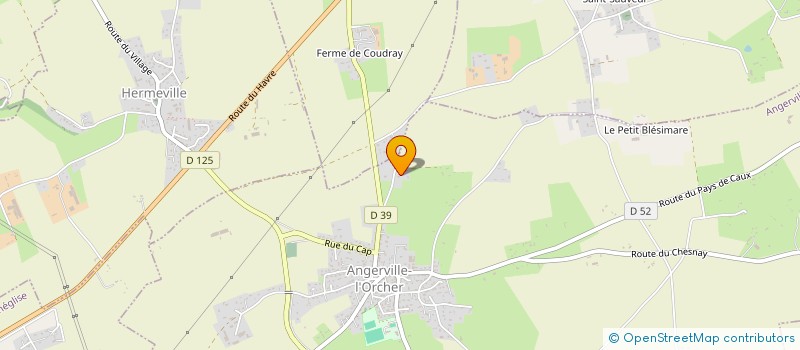 localisation de l'entreprise MADAME GAELLE TOUTTAIN  ANGERVILLE-L'ORCHER