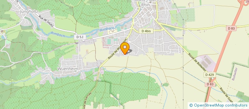 localisation de l'entreprise MADAME GAELLE TRAVAGLIATI  ZELLENBERG