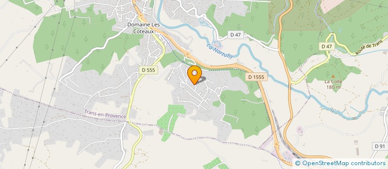 localisation de l'entreprise MADAME GAELLE TREGOAT à TRANS-EN-PROVENCE