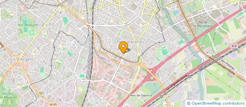 localisation de l'entreprise MADAME GAELLE TRIDON à MONTPELLIER