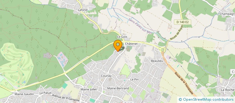 localisation de l'entreprise MADAME GAELLE TUARZE  SAINT-PALAIS-SUR-MER