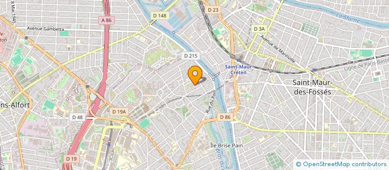 localisation de l'entreprise MADAME GAELLE VACANTE  CRETEIL