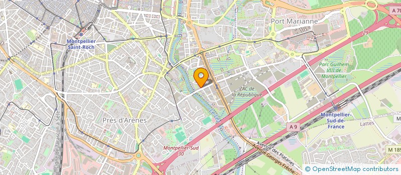 localisation de l'entreprise MADAME GAELLE VALERE MANEKE  MONTPELLIER