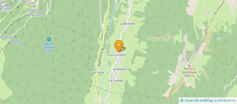 localisation de l'entreprise MADAME GAELLE VALET  AILLON-LE-VIEUX