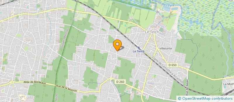 localisation de l'entreprise MADAME GAELLE VAN DER LINDEN à LE TEICH