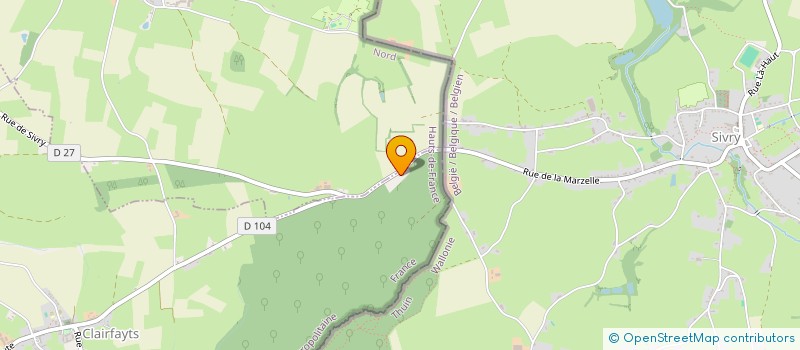 localisation de l'entreprise MADAME GAELLE VAN DER POORTEN  CLAIRFAYTS