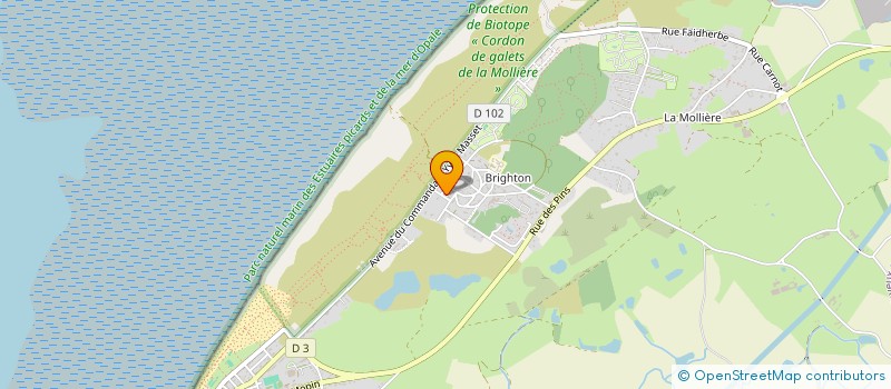 localisation de l'entreprise MADAME GAELLE VANDENBERGHE  CAYEUX-SUR-MER