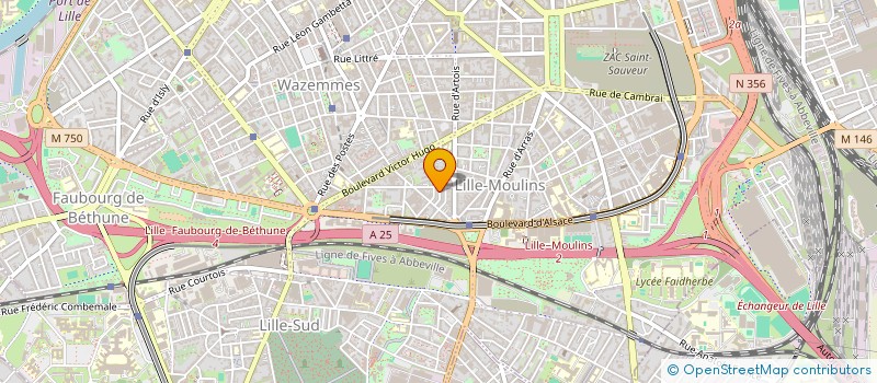 localisation de l'entreprise MADAME GAELLE VANHOUTTE à LILLE
