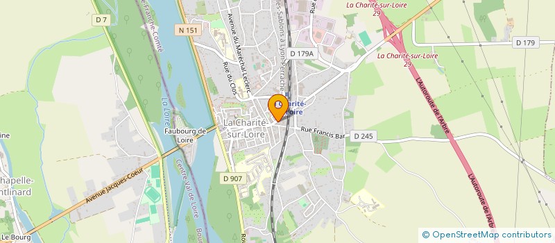localisation de l'entreprise MADAME GAELLE VENANT à LA CHARITE-SUR-LOIRE