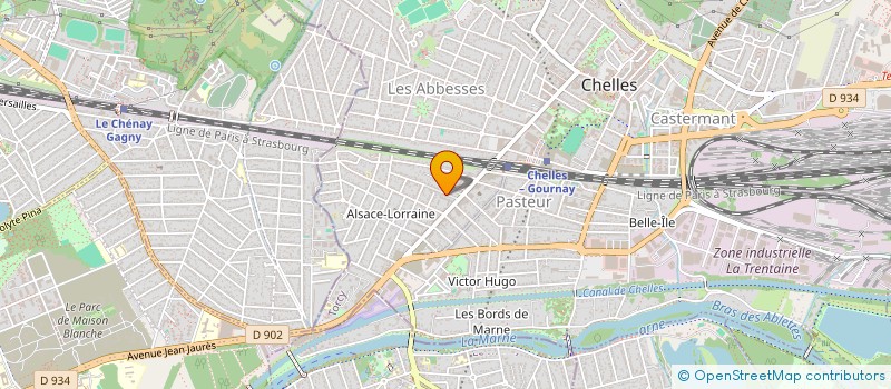 localisation de l'entreprise MADAME GAELLE VERDIER à CHELLES