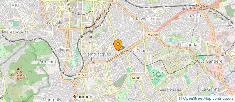 localisation de l'entreprise MADAME GAELLE VIAUD  CLERMONT-FERRAND