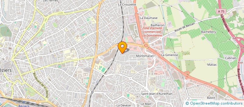 localisation de l'entreprise MADAME GAELLE VIDAL  BEZIERS