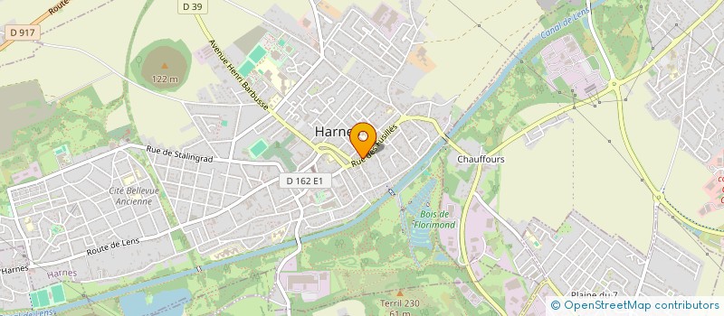 localisation de l'entreprise MADAME GAELLE VIL  HARNES