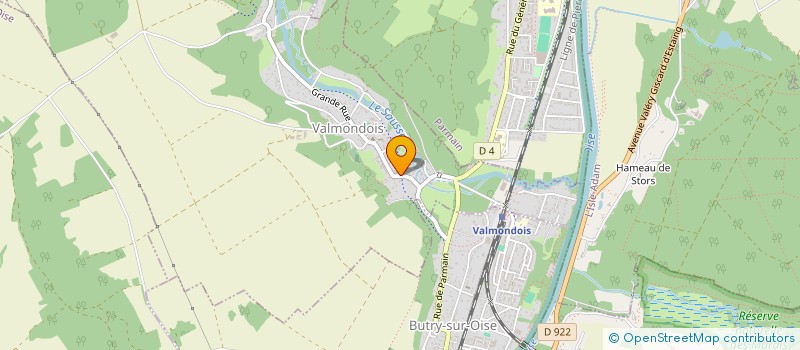 localisation de l'entreprise MADAME GAELLE VIVRON  TAVERNY