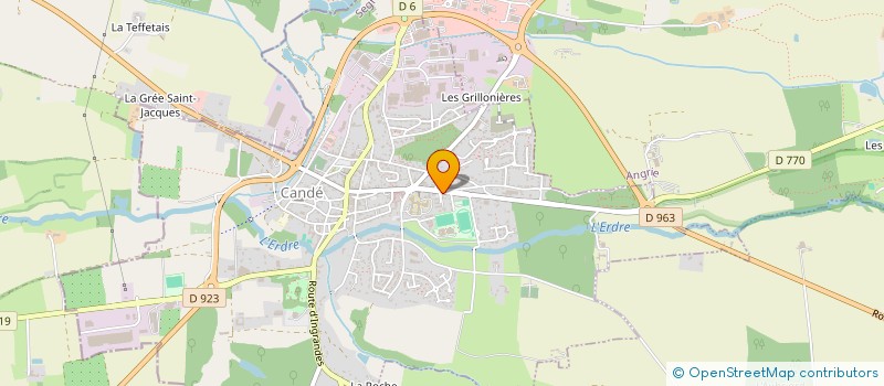 localisation de l'entreprise MADAME GAELLE VUILLERMET à CANDE