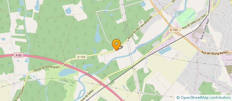 localisation de l'entreprise MADAME GAELLE WADOUX  PRUNIERS-EN-SOLOGNE