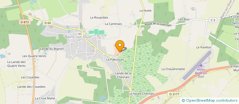 localisation de l'entreprise MADAME GAELLE WALSH DE SERRANT  BAINS-SUR-OUST