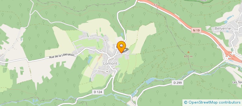 localisation de l'entreprise MADAME GAELLE WALTER  LOMONT