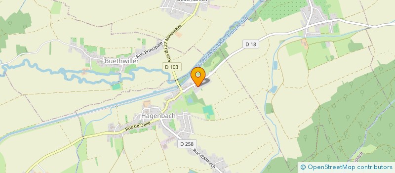 localisation de l'entreprise MADAME GAELLE WELTER  HAGENBACH